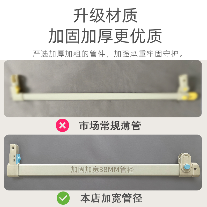 上下铺床围栏定制尺寸宝宝子母床防护栏高低床加高防掉儿童床挡板-图2