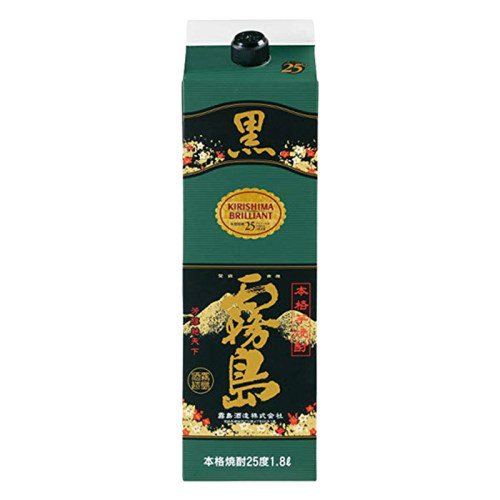 黑雾岛烧酒本格烧酎甘薯芋地瓜烧纸盒装1800ml 1.8L泡梅子酒 - 图1