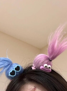 稀奇古怪丑萌毛绒娃娃鸭嘴夹
