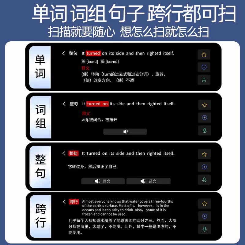 纽曼n6英语扫描翻译笔高中生词典笔 纽曼老江电子辞典