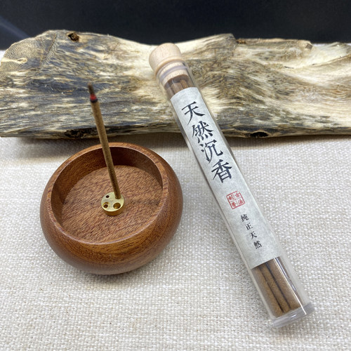 沉香天然奇楠短线香熏香料家用卧室内持久安神助睡眠旅行便携香棒 - 图2