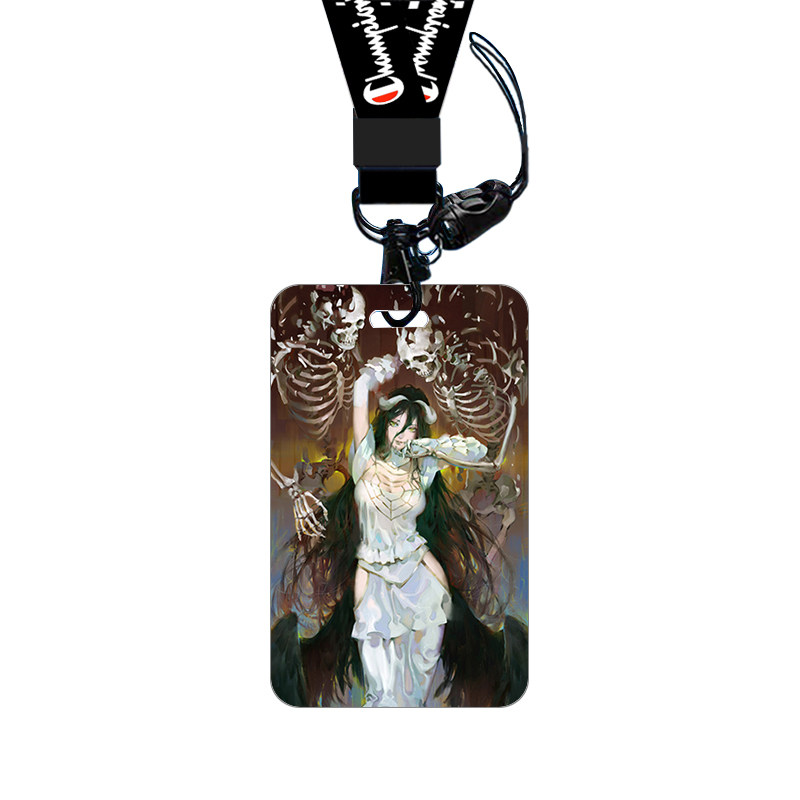 OVERLORD peripheral card set student campus card meal card bus card access control subway card with long lanyard work tag