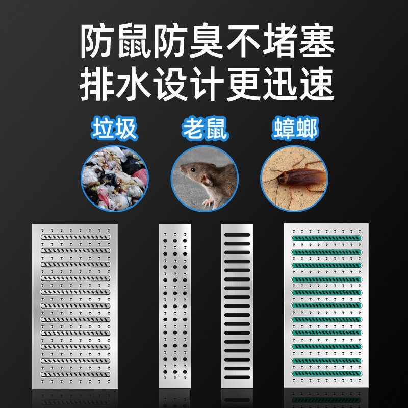 304不锈钢地沟盖板下水道厨房格栅篦子排水沟槽排水面板雨水u型槽,淘宝优惠券,粉丝福利购,淘宝优惠卷