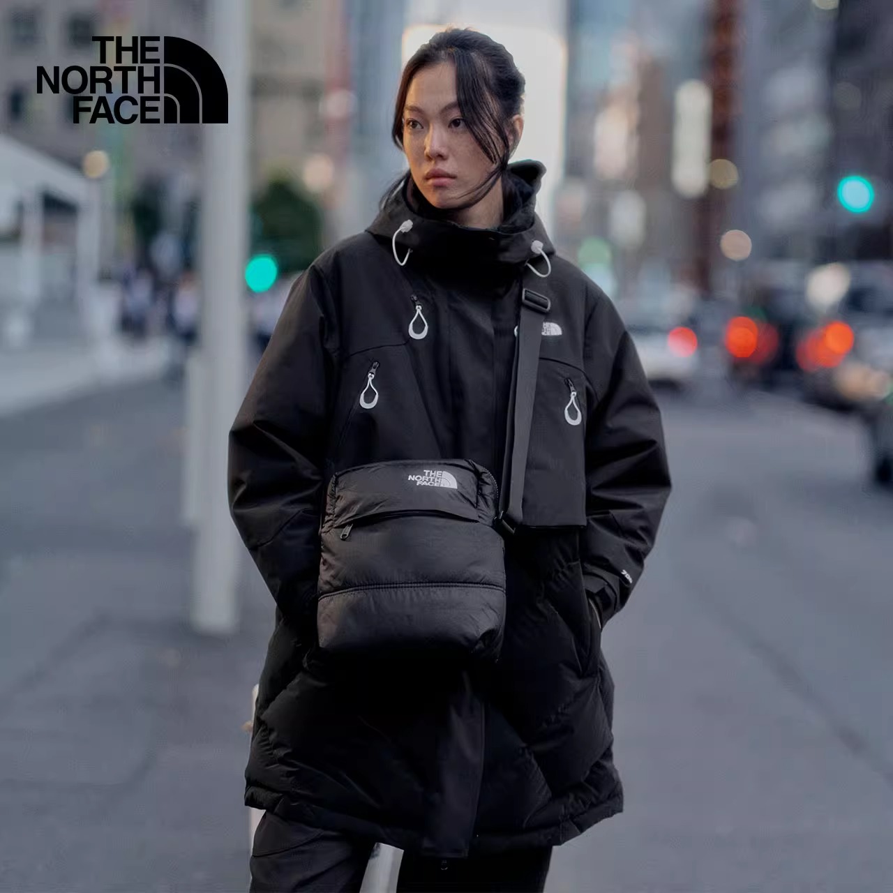 TheNorthFace北面单肩包斜跨包男女通用2023秋冬户外轻便收纳81BV-图2