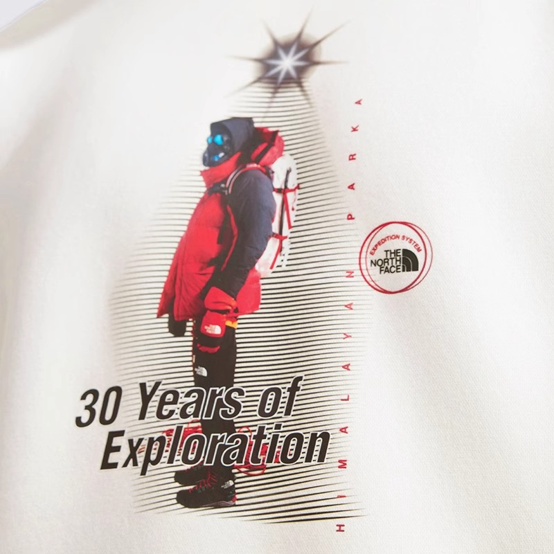 TheNorthFace北面卫衣男秋冬新款户外柔软加绒保暖圆领长袖8ATE - 图2