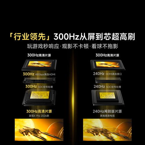 Vidda发现X Pro 85英寸海信电视机 QD-Mini LED黑曜屏世界杯电视 - 图2