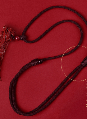 天然朱砂龙牙吊坠男士2026马年生肖龙本命年龙牌挂件狼牙护身符