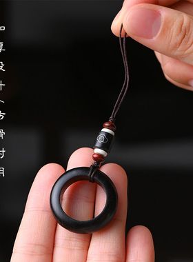 其他通用檀木创意吊坠手机挂件