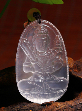 艾钰天然黄水晶虚空藏菩