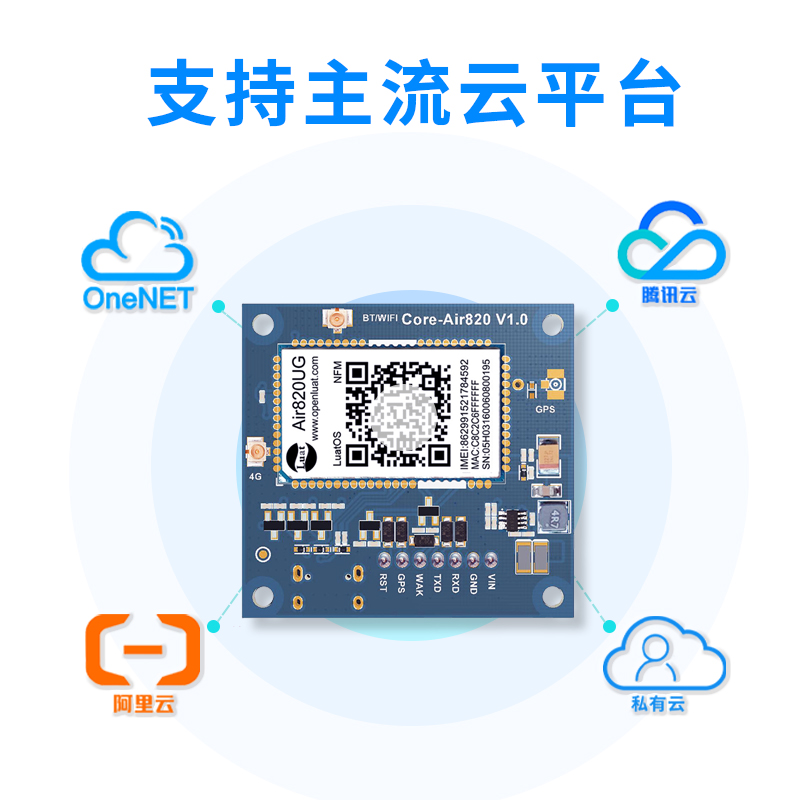 Air820ug开发板gps定位器北斗导航4G模块全网通UART串口透传DTU-图0