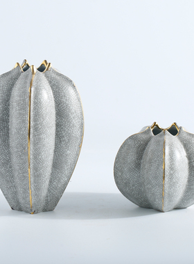 样板房玄关小花瓶软装饰桌面摆件