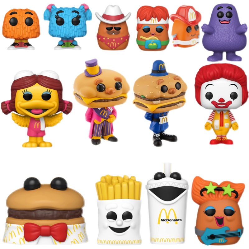 Funko pop 麦当劳乐园McDonald's 叔叔奶昔大哥大鸟姐姐汉堡公仔 - 图3