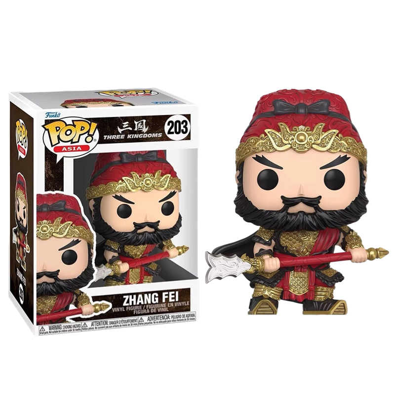 Funko POP三国关羽张飞赵云黄忠曹操吕布刘备诸葛亮孙权人偶-图0