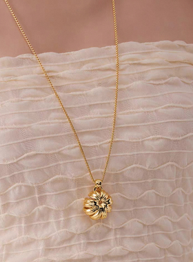 Céleste新中式长款烟火项链女