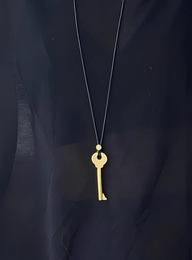 Céleste命运之门钥匙吊坠项链女