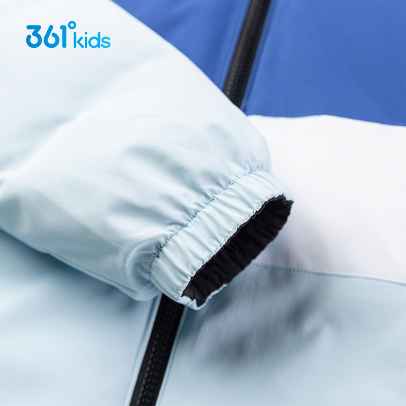 【商场同款】361童装男童两面穿羽绒服2025春季新款中长保暖外套 - 图2