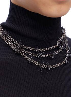 原创 小众设计蚂蚁ACTION项链男女同款choker