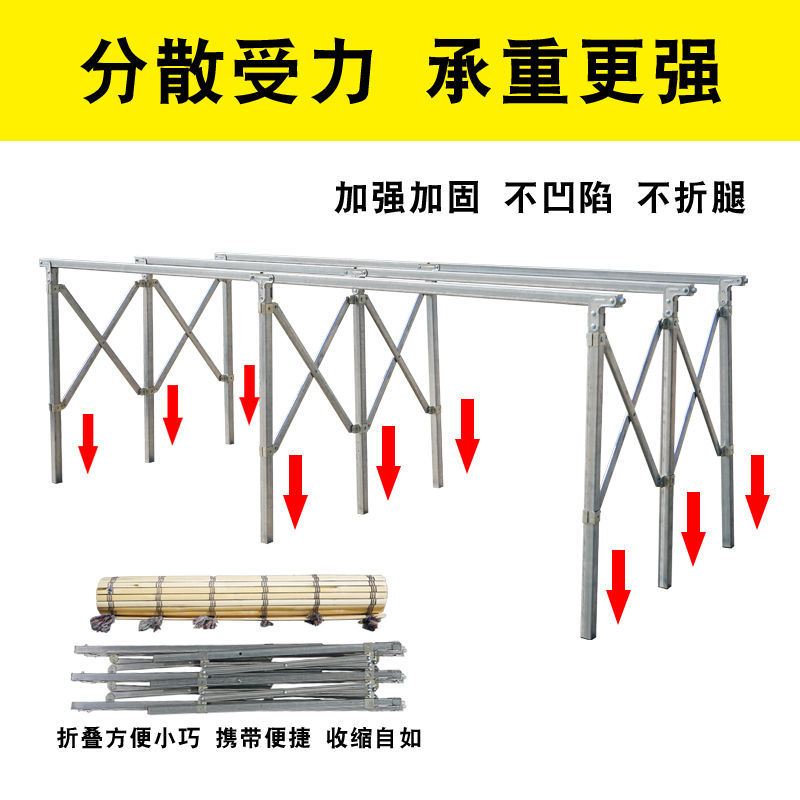 外出摆摊折叠桌新型地摊轻便摆摊桌户外小型夜市饰品展示架摆地摊 - 图0