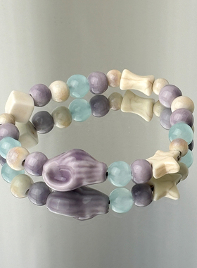 景德镇陶瓷海螺手串轻奢小众礼物