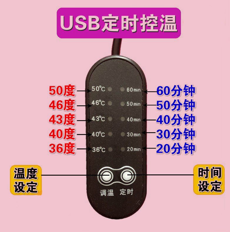 蒸汽眼罩热敷usb充电加热护眼睡眠遮光艾绒真丝眼罩缓解眼疲劳 - 图1