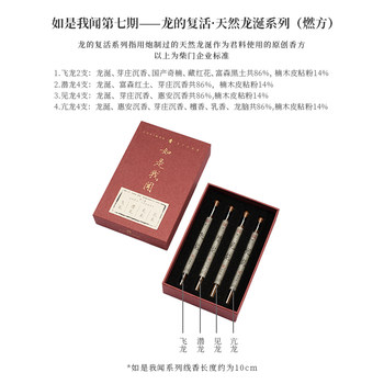 Chaimen Incense Learning Collection ມໍລະດົກທາງວັດທະນະທໍາທີ່ບໍ່ມີຕົວຕົນ ທູບໂບກທູບ Goose Pear Ambergris Tea Room Home Incense