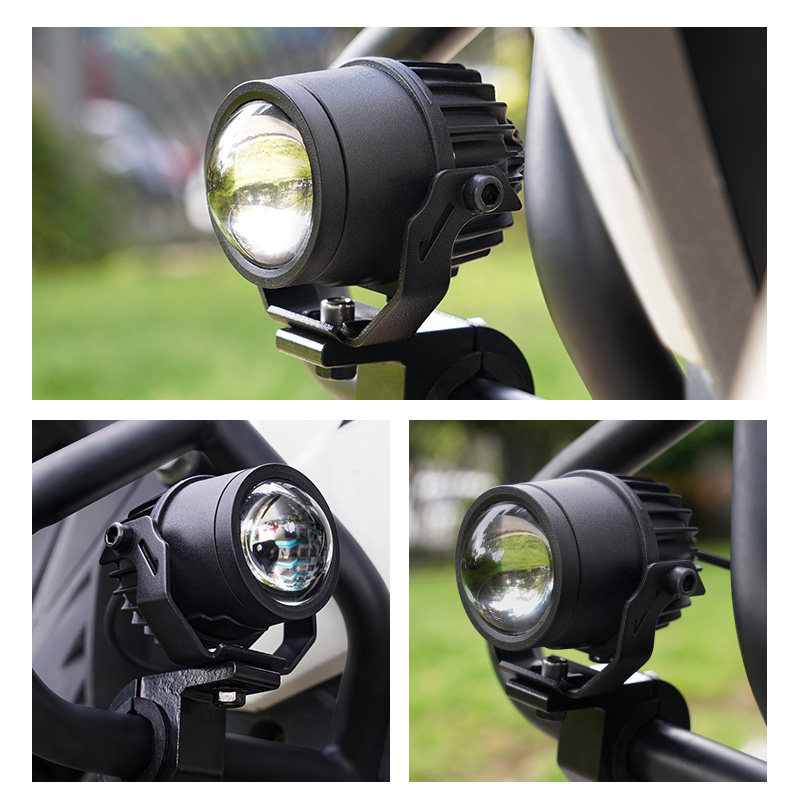 摩托车led大灯超亮强光灯外置改装透镜铺路灯远近光切线一体射灯,淘宝优惠券,粉丝福利购,淘宝优惠卷