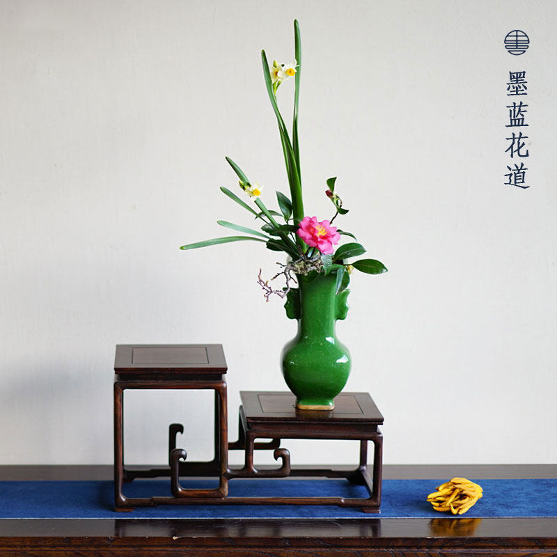 黑檀木矮花架 户外盆景摆放架置物架 花瓶摆件花器底座仿古小木架,淘宝优惠券,粉丝福利购,淘宝优惠卷