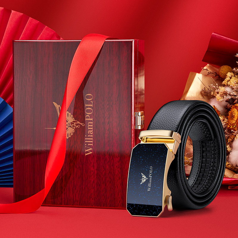 保罗纯牛皮男士2022新款年轻人皮带 英皇保罗腰带/皮带/腰链