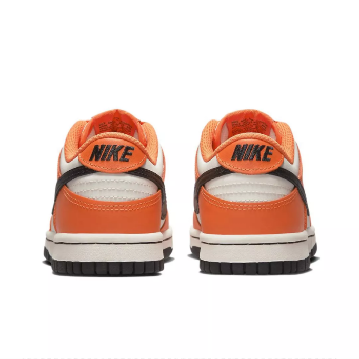 Nike耐克 Dunk Low 低帮 经典休闲时尚运动板鞋 白橙黑DH9765-003 - 图1