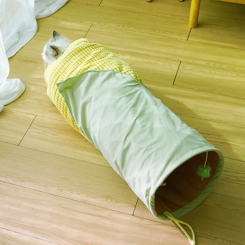 吉仔仔猫咪隧道宠物秋冬季保暖多用猫窝茄子玉米钻洞玩具宠物用品,淘宝优惠券,粉丝福利购,淘宝优惠卷