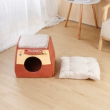 Гнезда кошек и кошек, универсальный кошачий кровать Four Seasons можно разобрать и очистить, полузвековые двойные спящие гнездо.