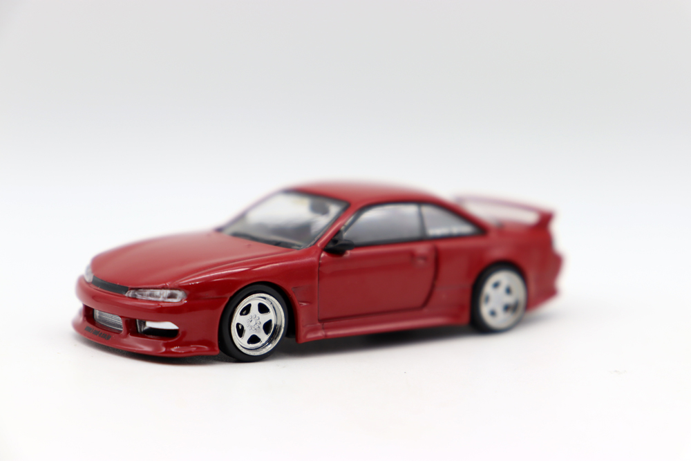 TW合金1 64 Vertex Silvia S14日产尼桑跑车汽车模型经典摆件礼品 - 图0
