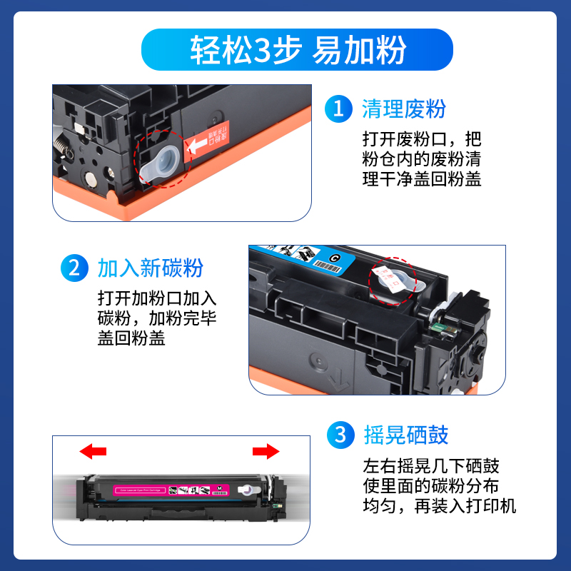 近墨者 适用惠普CP2025DN碳粉HP M451ND M375NW M351A M476dw M476nw CM2320NF墨粉HP305A CF380A CE410A彩色 - 图1