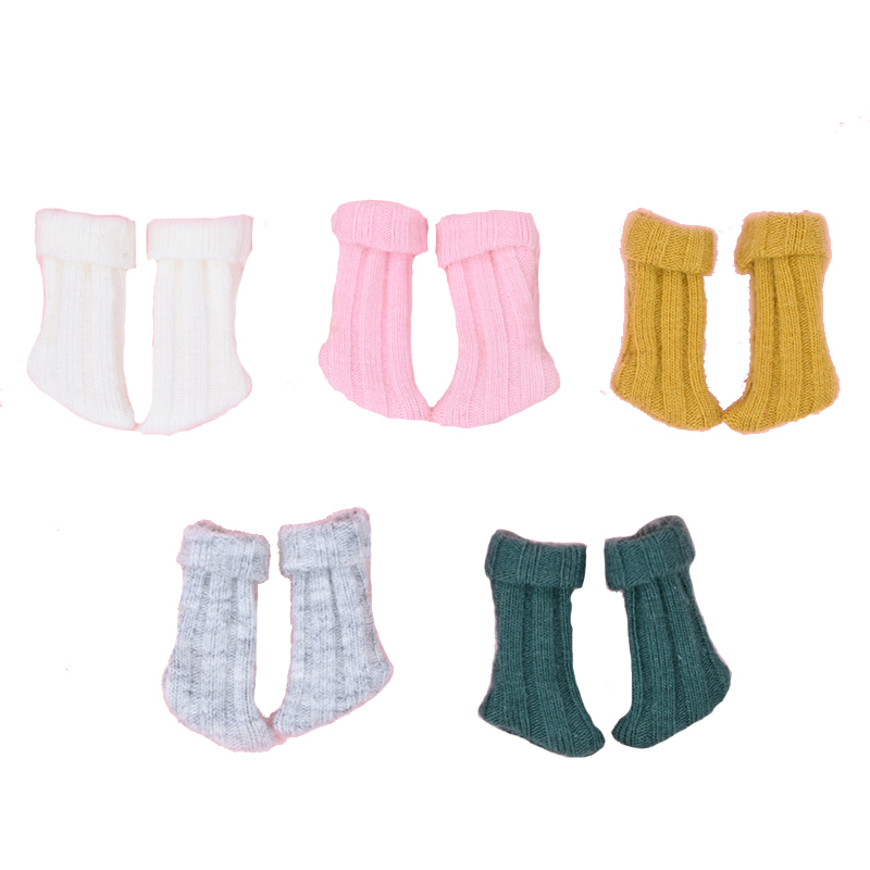 ob11娃衣 中长袜子 12分bjd 堆堆袜  GSC黏土头袜子 Molly 螺纹袜 - 图3