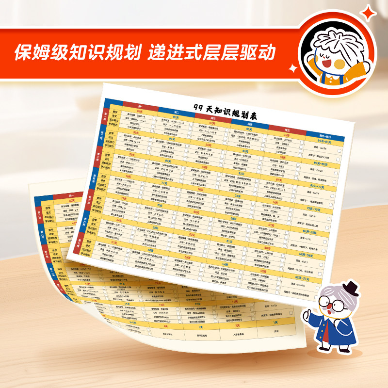 【2024新版升级】学而思幼小衔接倒计时99天 幼小衔接教材全套一日一练 拼音识字计算能力提升幼儿园小班中班大班一年级教学C