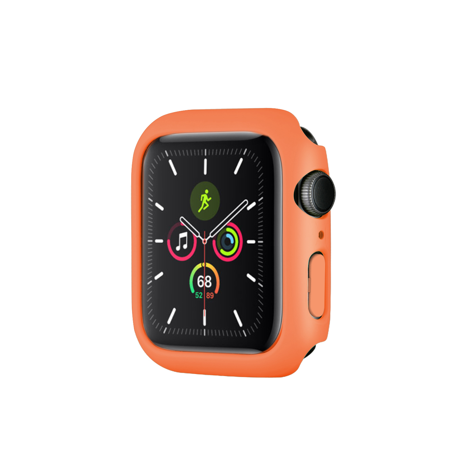 适用苹果手表7/6/5/SE代iwatch40/44mm多彩pvc半包壳硬壳保护套apple watch9/8代49/45mm轻薄防摔保护壳ultra-图2