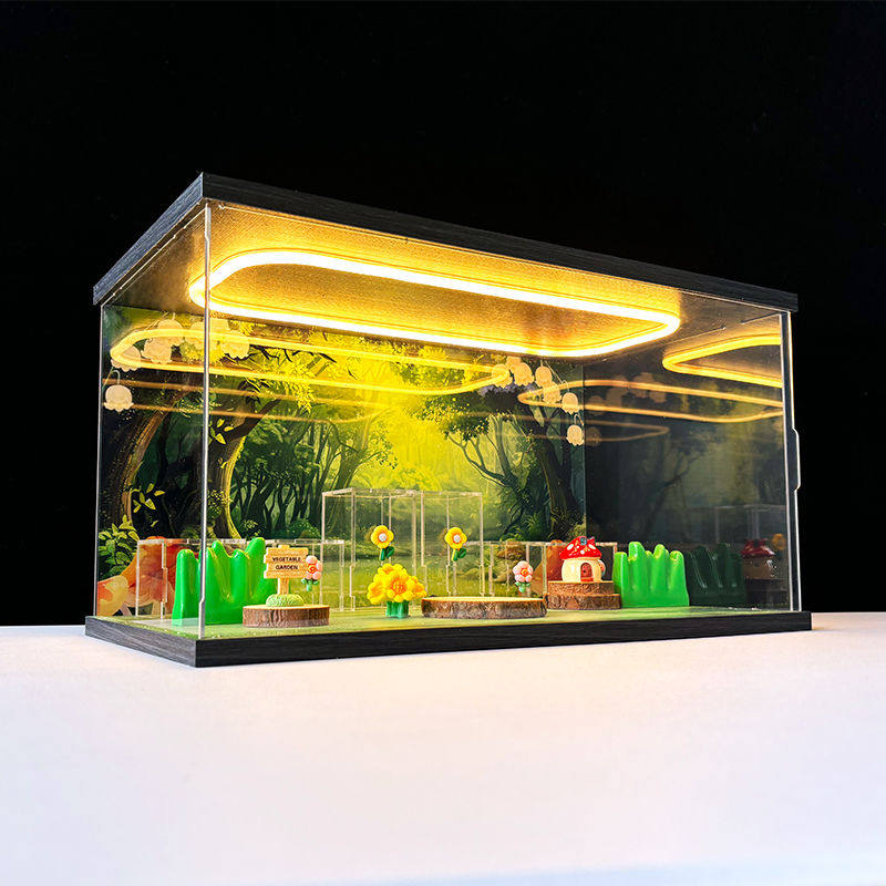亚克力灯光展示盒适用HACIPUPU森林奇遇系列手办盲盒防尘收纳盒,淘宝优惠券,粉丝福利购,淘宝优惠卷