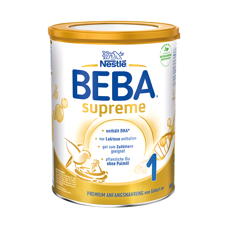 亚马逊销冠！超高端，Nestlé 雀巢 BEBA贝巴 Supreme至尊版 1+段幼儿奶粉800g*6罐装