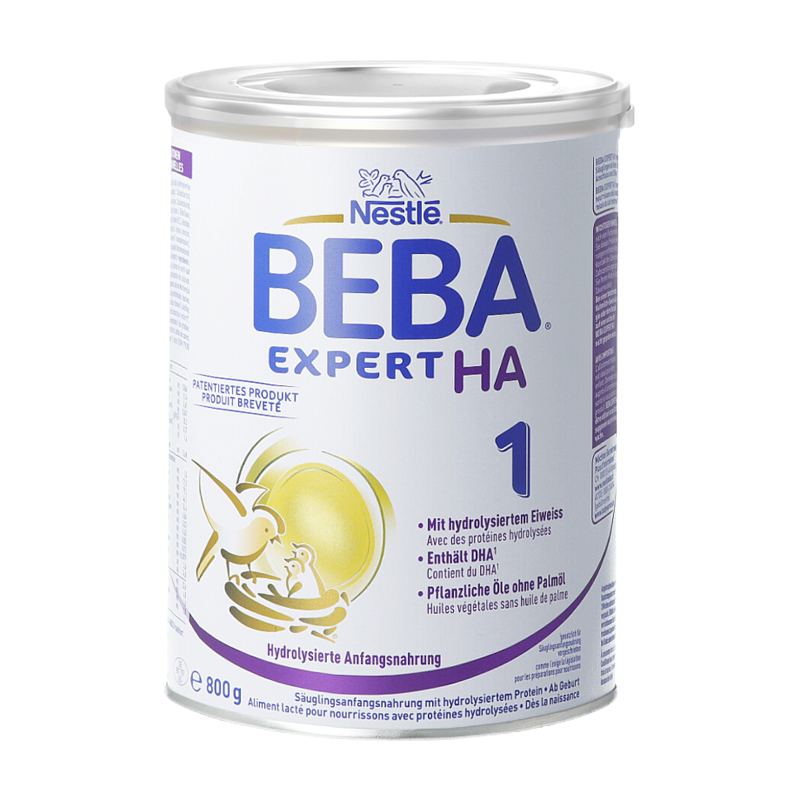 德國雀巢BEBA EXPERT適度水解嬰幼兒低敏奶粉1段（0-6個月）800g_BEBA海外旗艦店_奶粉/輔食/營養品/零食