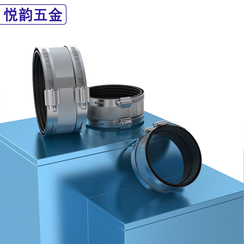 201/304不锈钢管束卡箍排水管卡箍抱箍PVC管卡箍喉箍2寸3寸4寸6寸
