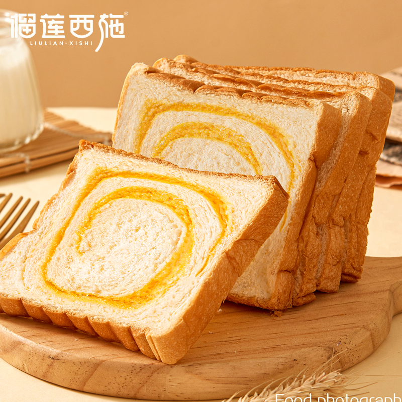 榴莲西施手撕面包营养早餐榴莲夹心吐司整箱8袋休闲零食小吃糕点_零食_坚果_特产