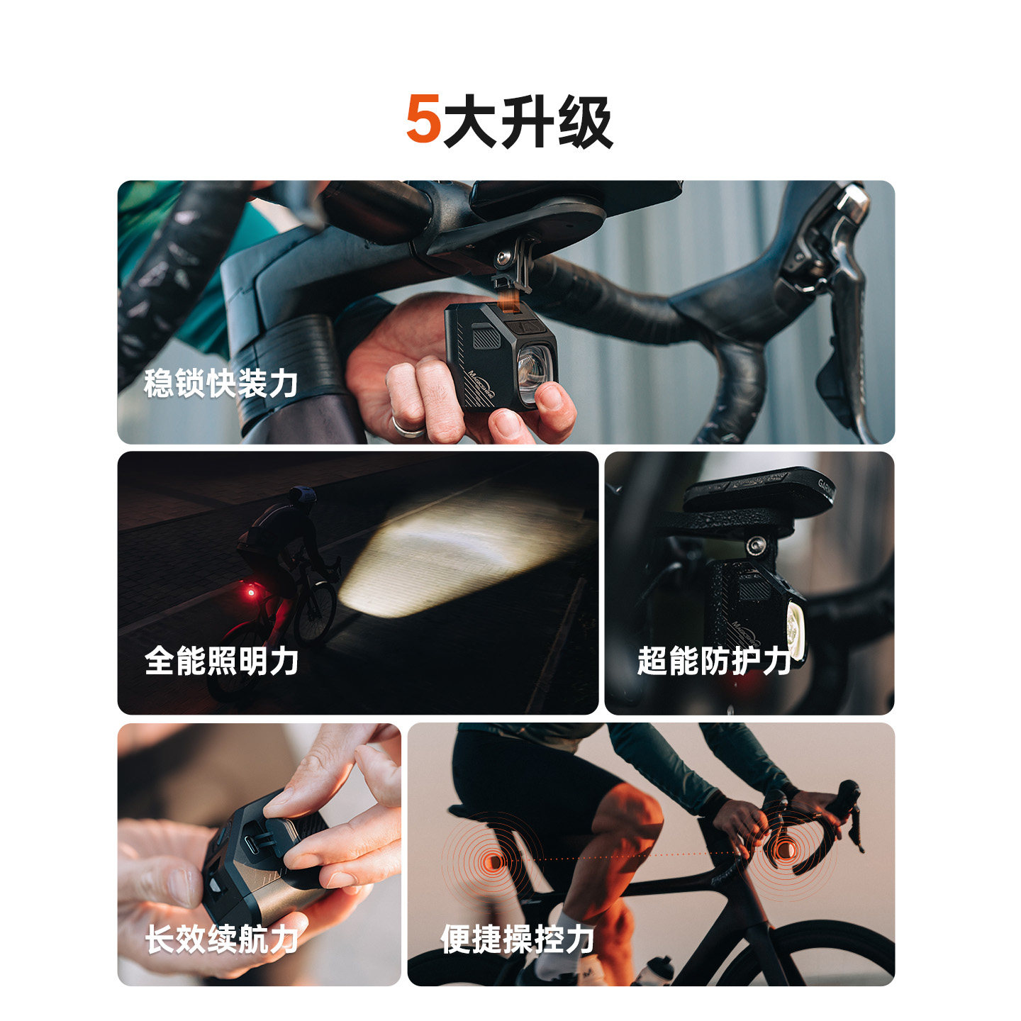 迈极炫自行车夜骑灯吊装自行车灯CBL1600PRO磁吸车灯公路车骑行灯,淘宝优惠券,粉丝福利购,淘宝优惠卷