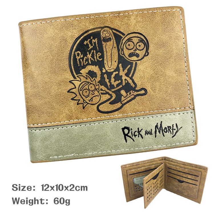 Hot Sell Men Wallet Rick And Morty Short Wallets Women Purse - 图0