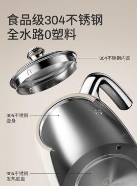 摩动复古家用烧水壶英国STRIX温控表盘大容量速沸保温不锈钢水壶