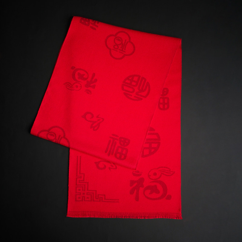  五优家家健光围巾/丝巾/披肩