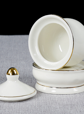 陶瓷描金玉瓷供水杯家用寺庙