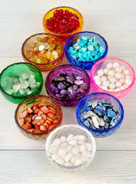 天然水晶七彩供佛宝石供奉摆件