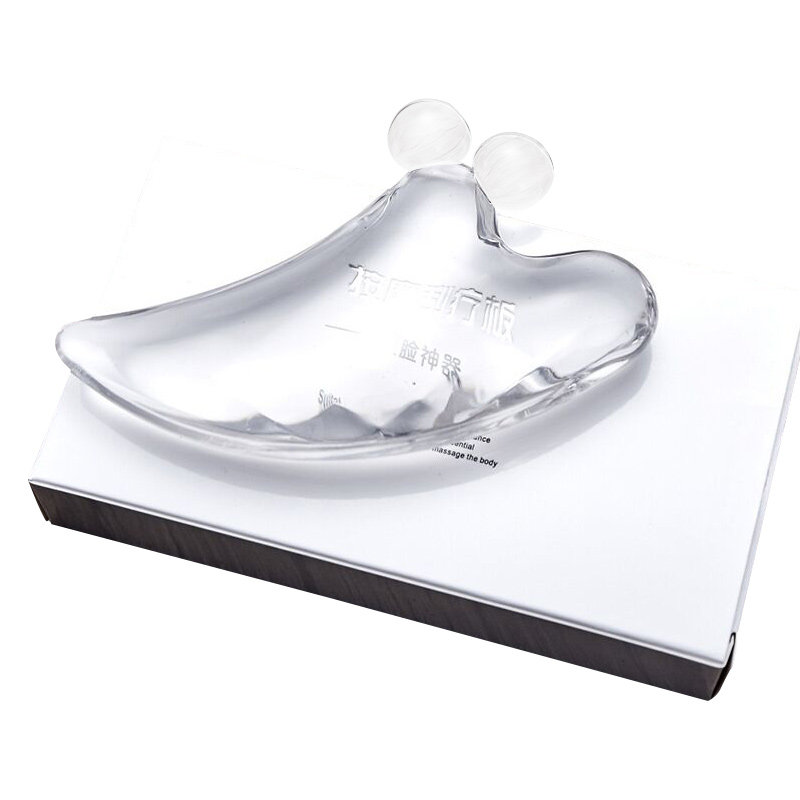 水晶刮痧板面部美容按摩树脂刮板 俞兆林众创空间按摩刮疗片/板