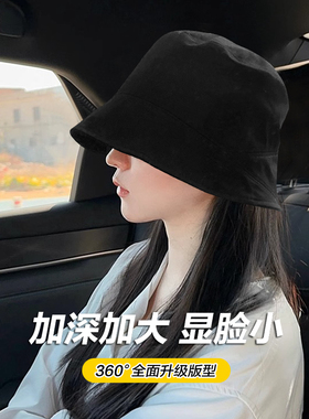 大头围渔夫帽女2025新款防晒遮阳