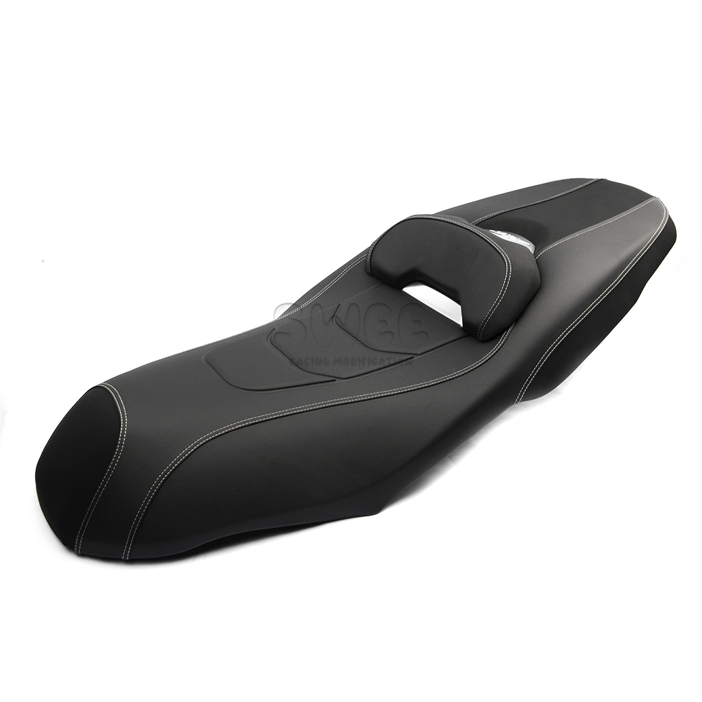 适用17-24款雅马哈xmax300坐垫改装西班牙款降低座椅加高靠腰座垫 - 图2